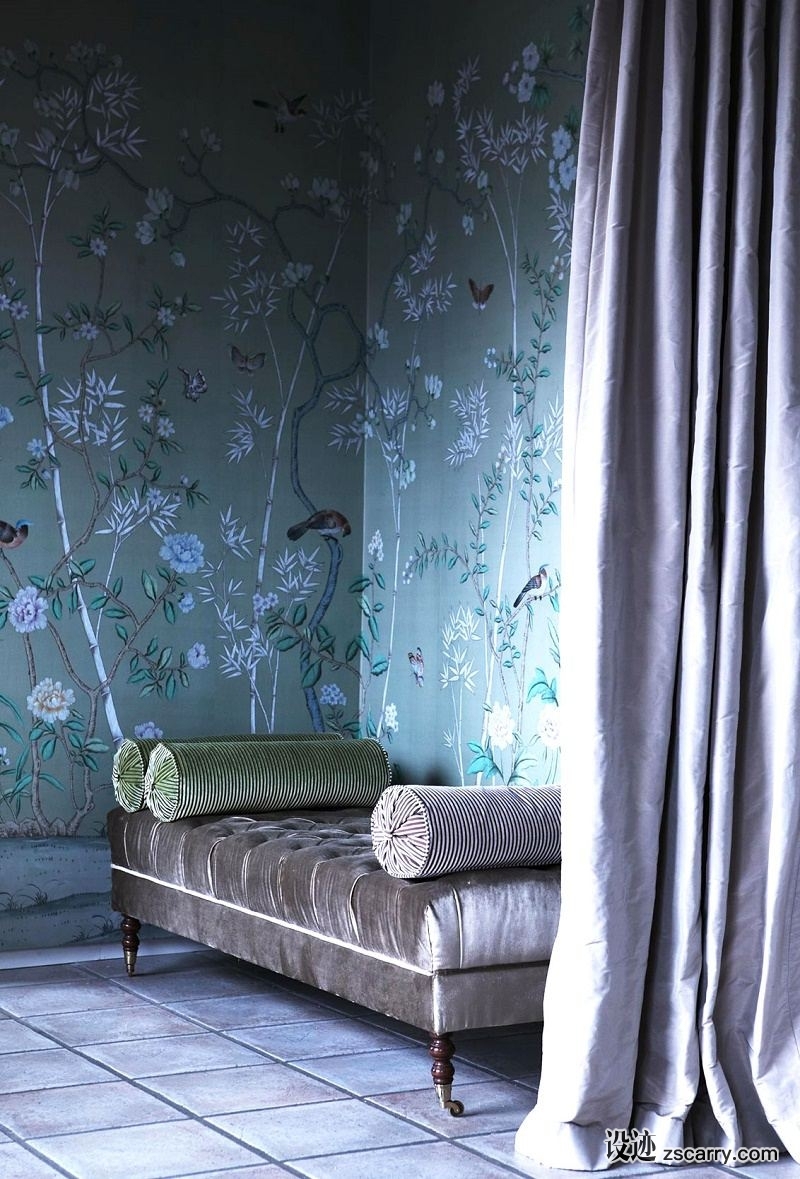 chinoiserie-de-gournay-portobello.jpg 软装参考,局部搭配,靠墙,