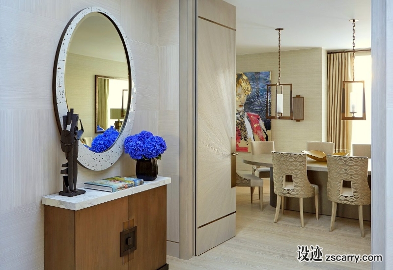 helen-green-livable-luxury-entrance.jpg 软装参考,局部搭配,靠墙,