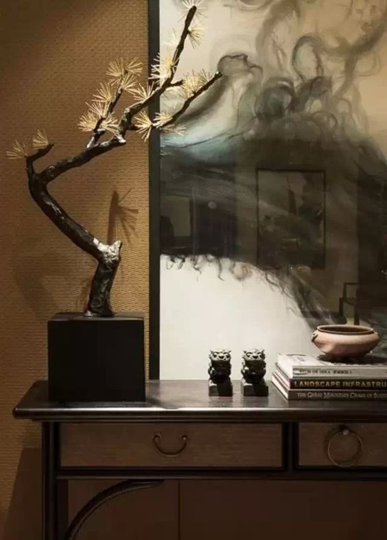 85d3083b3b39e05db1d3321d938fe9d2.jpg 软装参考,饰品陈列,长桌摆设,