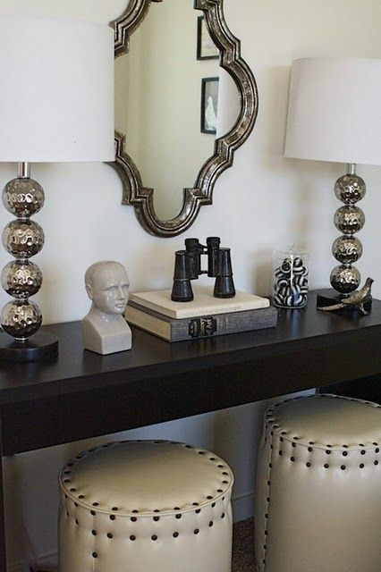 9987bd101a4a89722bc277c7d042fc76.jpg 软装参考,饰品陈列,长桌摆设,