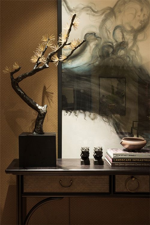 3899072ffc89d836cd8ee995fcdbbfa1.jpg 软装参考,饰品陈列,长桌摆设,