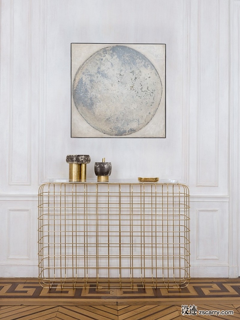 Apartment-XII-in-Paris-2.jpg 软装参考,饰品陈列,长桌摆设,