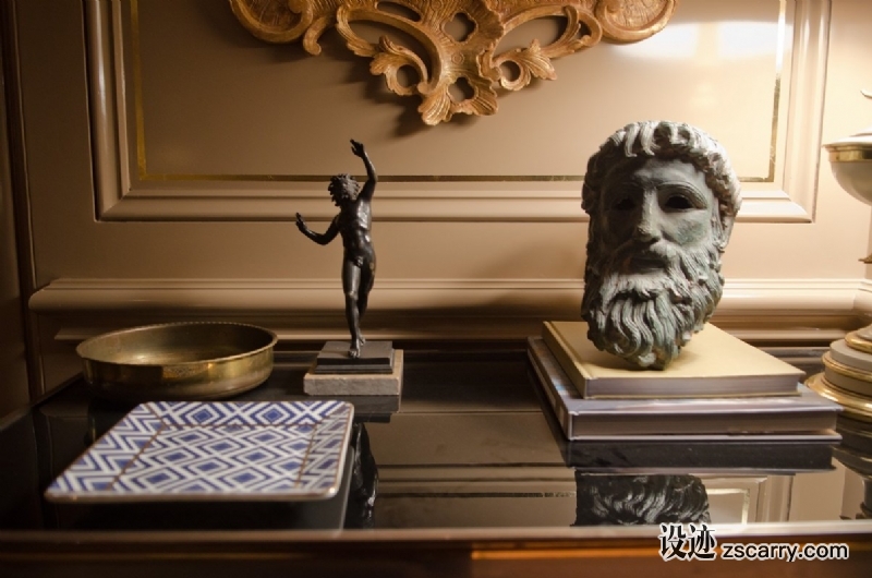 kedigian-table-top-living-room.jpg 软装参考,饰品陈列,长桌摆设,