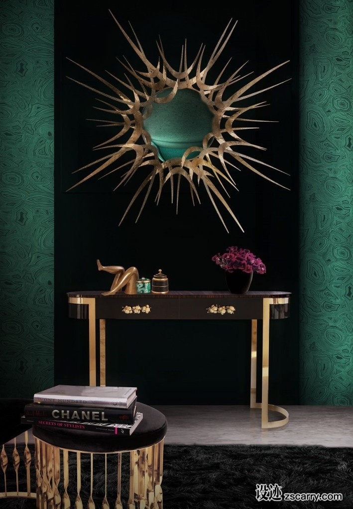 koket-guilt-mirror-orchidea-console-mandy-stool-1-709x1024.jpg 软装参考,饰品陈列,长桌摆设,