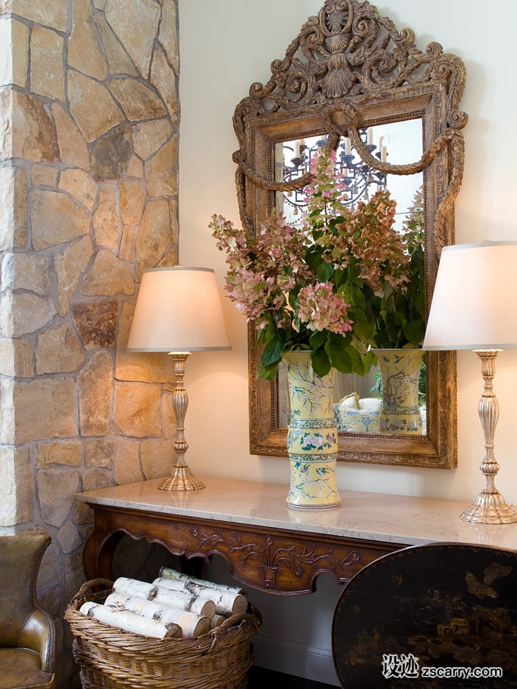 LivingFiresideTable.jpg 软装参考,饰品陈列,长桌摆设,