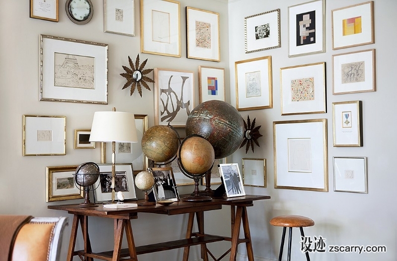 Suzanne-Kasler-home-6.jpg 软装参考,饰品陈列,长桌摆设,