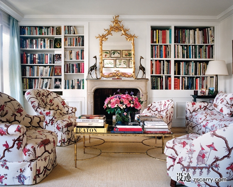 01-Interiors-Redux-At-Home-With-Lee-Radziwill-This-Is-Glamorous.jpg 软装参考,饰品陈列,茶几摆设,