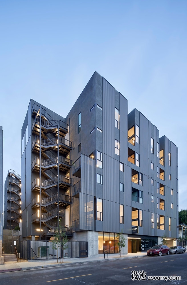 01-Exterior_The-Line-Lofts-by-SPFa_photo-Bruce-Damonte.jpg 建筑参考,住宅建筑,公寓大楼,