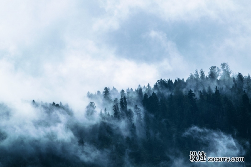 fog_forest_mountain_world_clouds_dramatic_blue_weather_mood_landscape-567845.jpg 方案配图,色彩意境,蓝色,