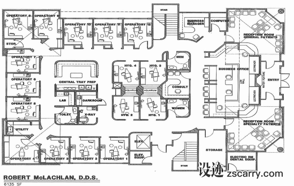 medical-office-design-trends-medical-office-design-floor-plans-600x380.jpg 参考素材,平面布局,医疗诊所,