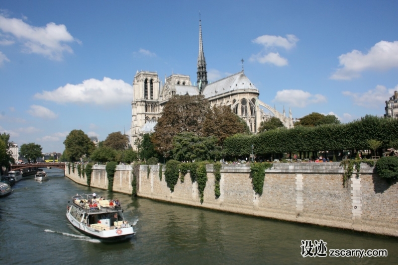 sanchez_notre_dame_paris_seine_river_boat-929085.jpg 方案配图,国家元素,法国,