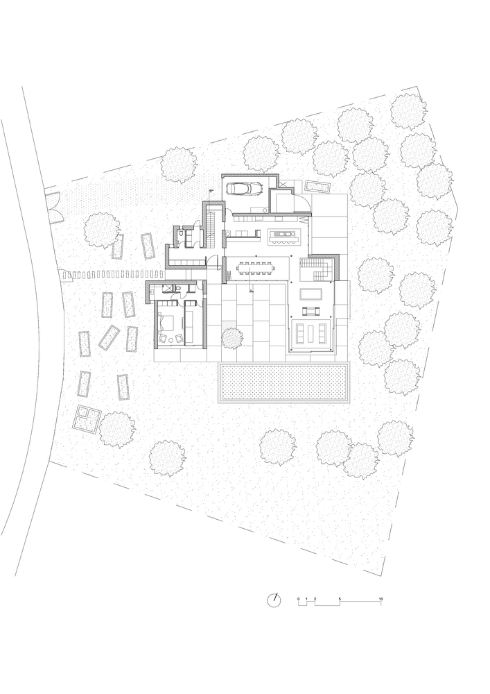 01-toutonarchitectes-villaeiders-groundfloorplan.jpg 参考素材,平面布局,别墅,