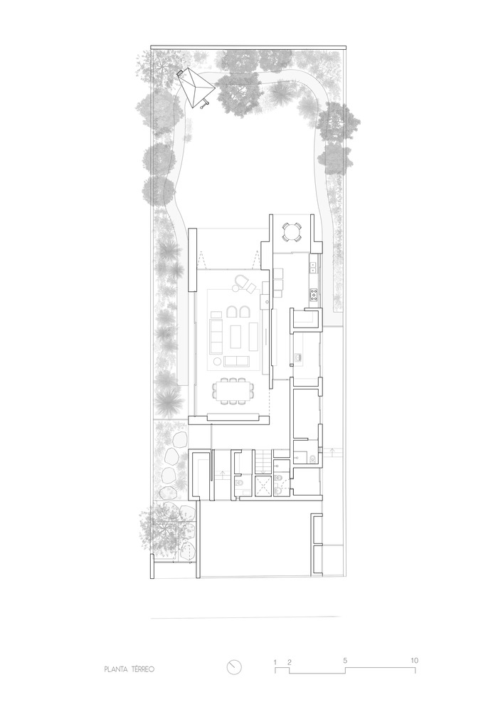 1_-_TÉRREO.jpg 参考素材,平面布局,别墅,