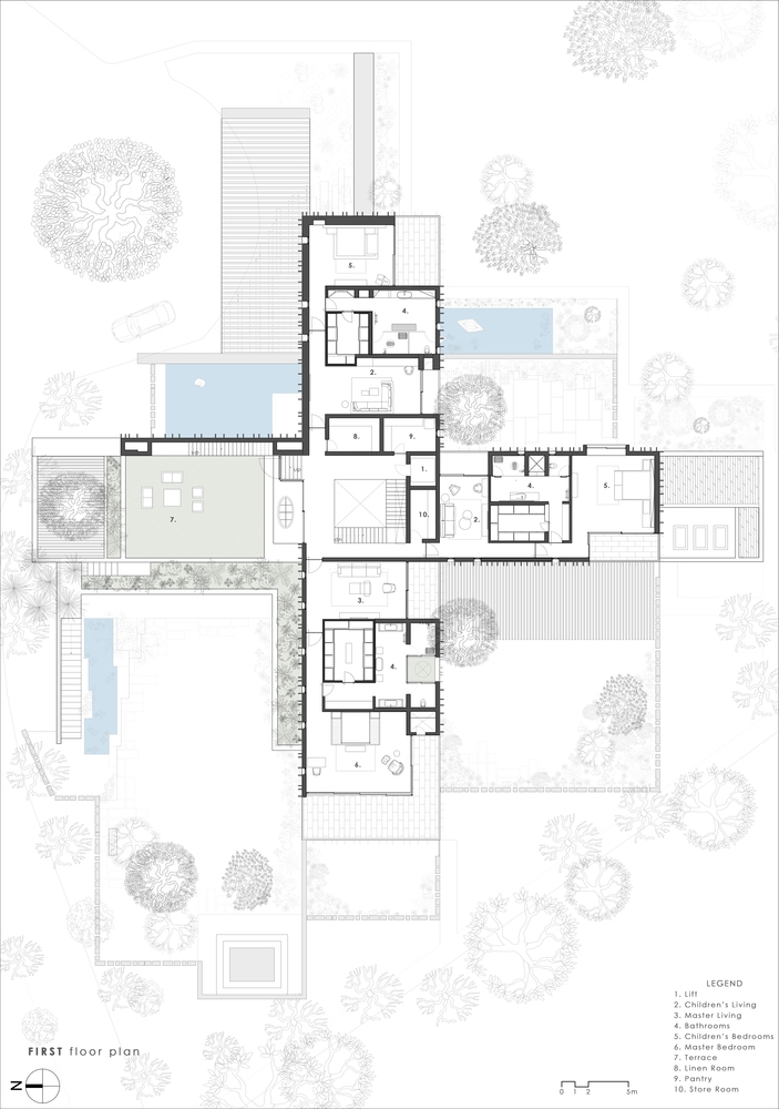 02._First_Floor_Plan.jpg 参考素材,平面布局,别墅,