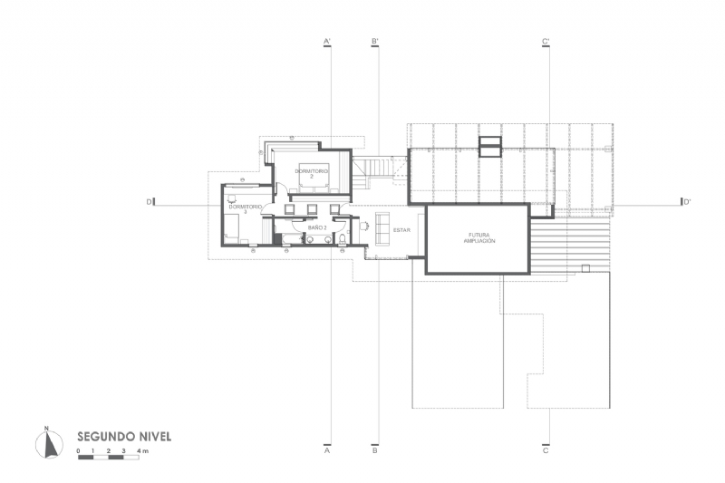 02_Casa_SeDu_Segundo_nivel.jpg 参考素材,平面布局,别墅,