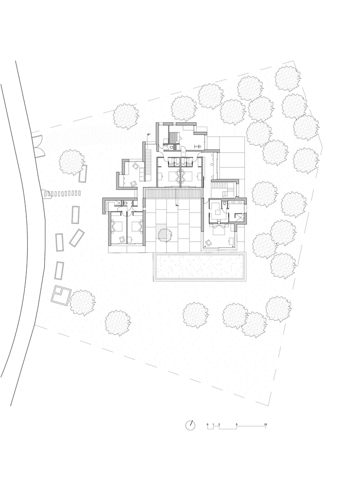 02-toutonarchitectes-villaeiders-firstfloorplan.jpg 参考素材,平面布局,别墅,