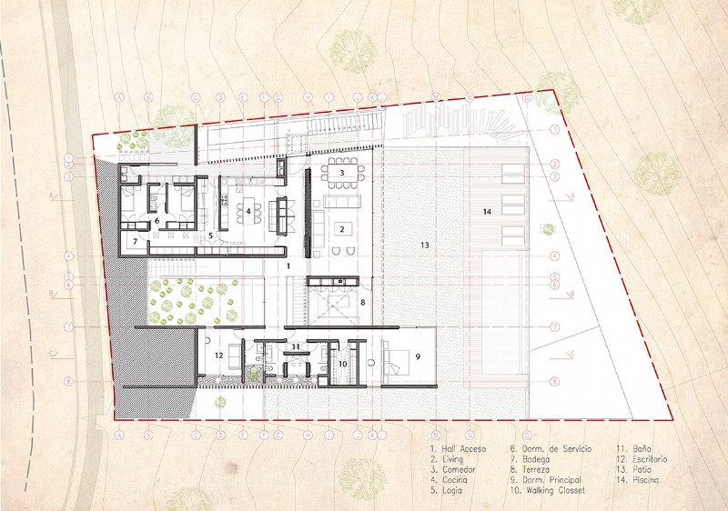 2._Planta_2do_Piso.jpg 参考素材,平面布局,别墅,