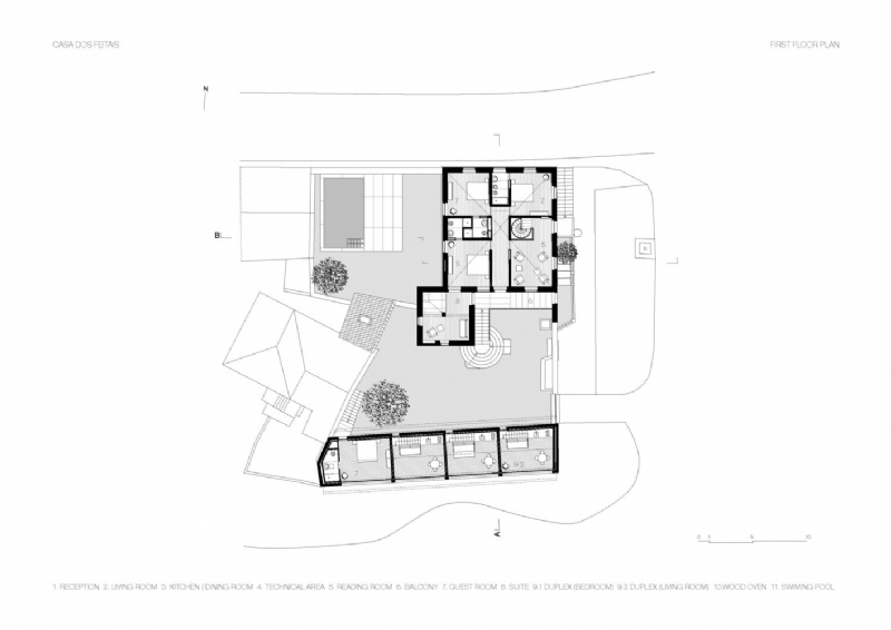 04_FEITAISHOUSE_FIRSTPLAN.jpg 参考素材,平面布局,别墅,
