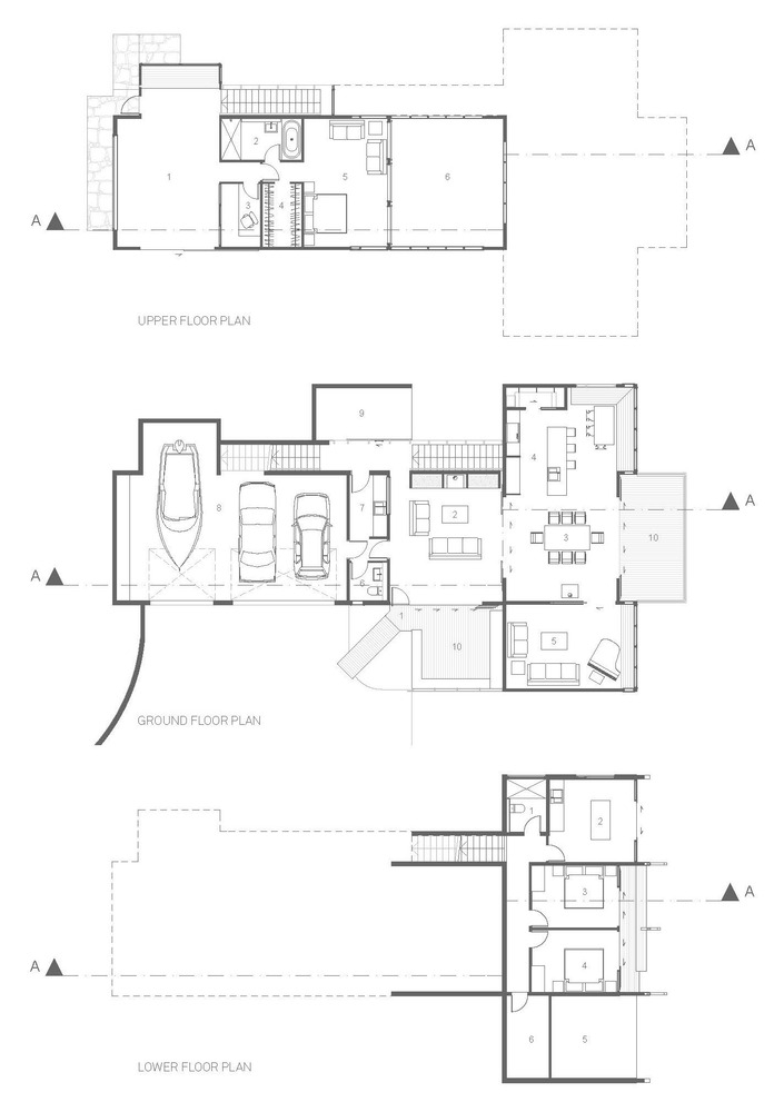 170220_Whare_Koa___Floor_Plans.jpg 参考素材,平面布局,别墅,