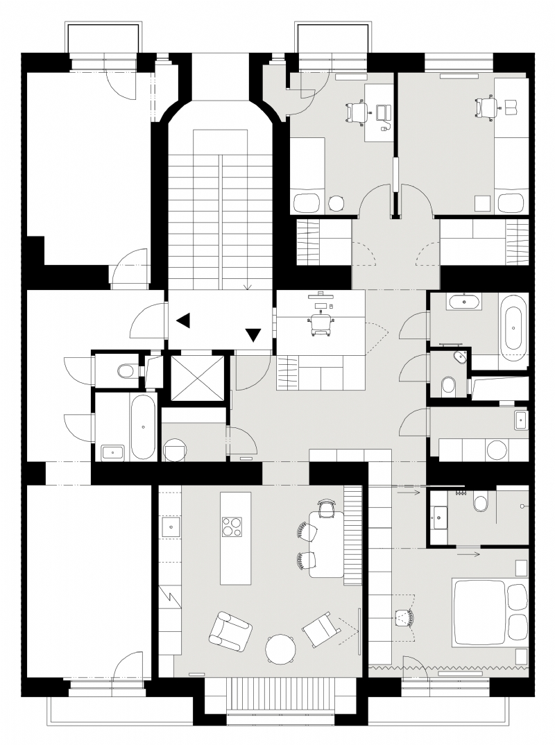 apartment-for-přemek-atelier-111-architekti-interiors-residential_dezeen_floor-plan.gif 参考素材,平面布局,别墅,