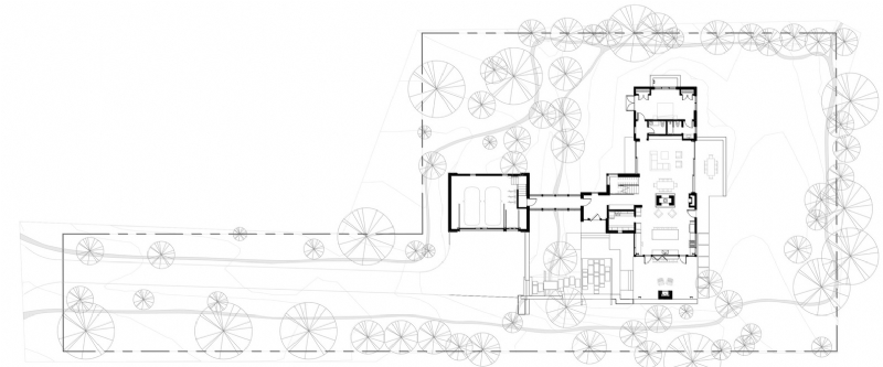 ArchDaily_-_Surround_Architecture_-_Chickadee_Site_Plan.jpg 参考素材,平面布局,别墅,