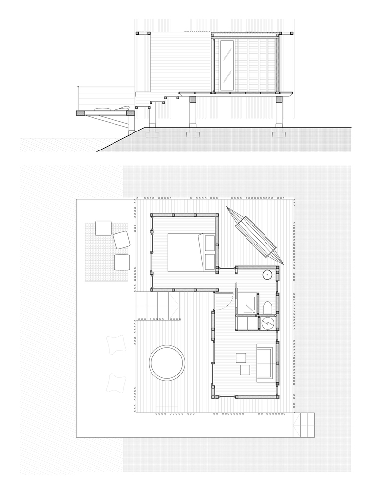 Atelier_LAVIT_-_GCP_pilotis_cabins_plan.jpg 参考素材,平面布局,别墅,