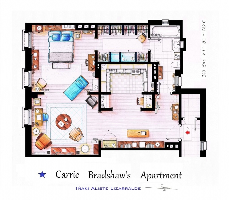 carrie_bradshaw_apartment_from_sex_and_the_city_by_nikneuk-d5c9qoy.jpg 参考素材,平面布局,别墅,