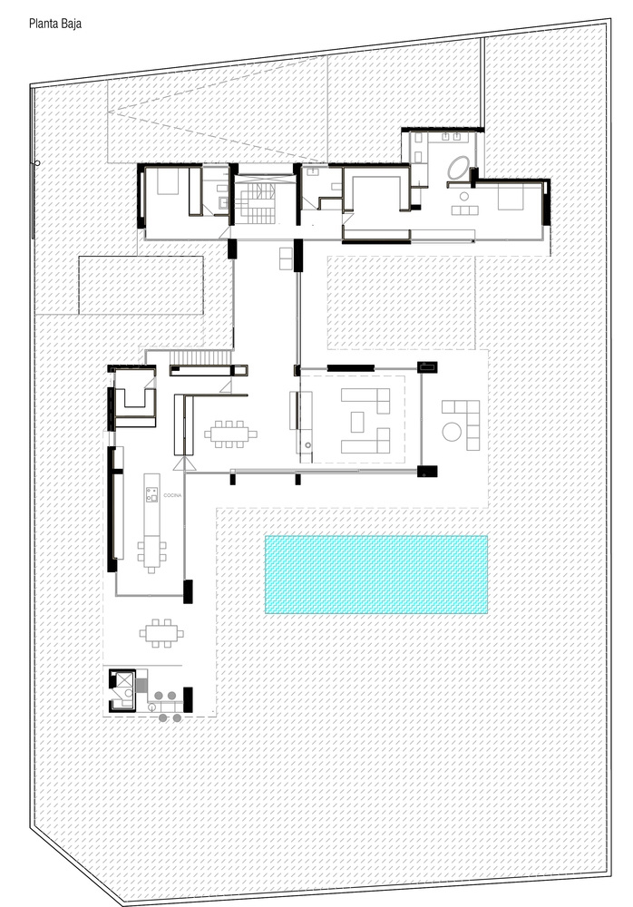 CASA_MIRAVENT_PLANTA_BAJA.jpg 参考素材,平面布局,别墅,