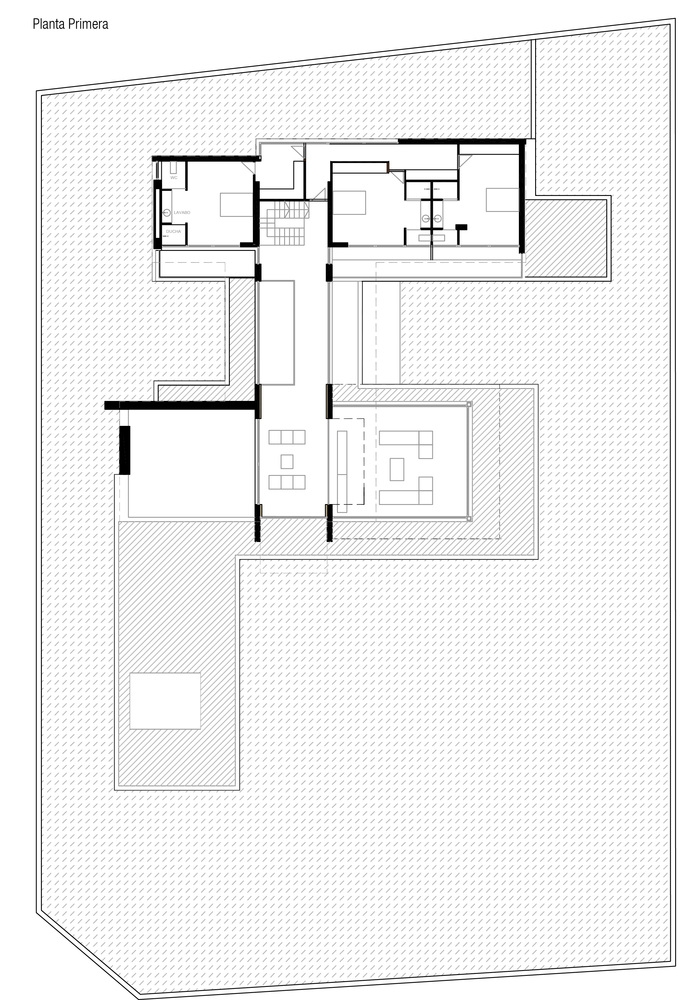CASA_MIRAVENT_PLANTA_PRIMERA.jpg 参考素材,平面布局,别墅,