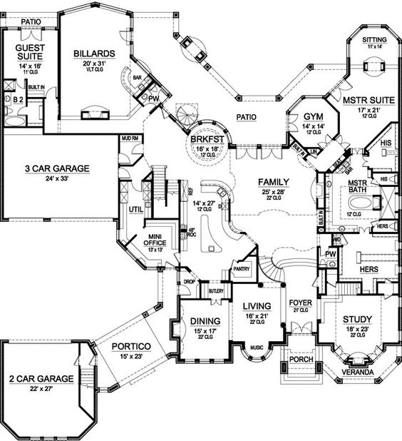 f601ce0683d3c67d4b39e64de2a08613.jpg 参考素材,平面布局,别墅,