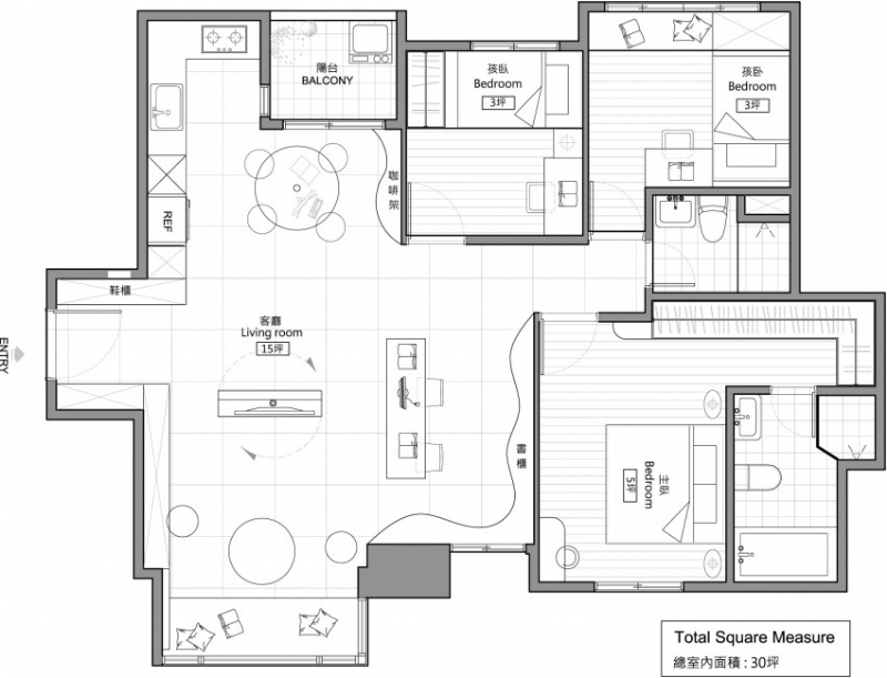 Family-Home-19-850x649.jpg 参考素材,平面布局,别墅,