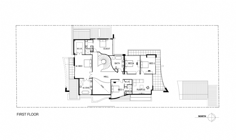 First_Floor_Plan_A.jpg 参考素材,平面布局,别墅,