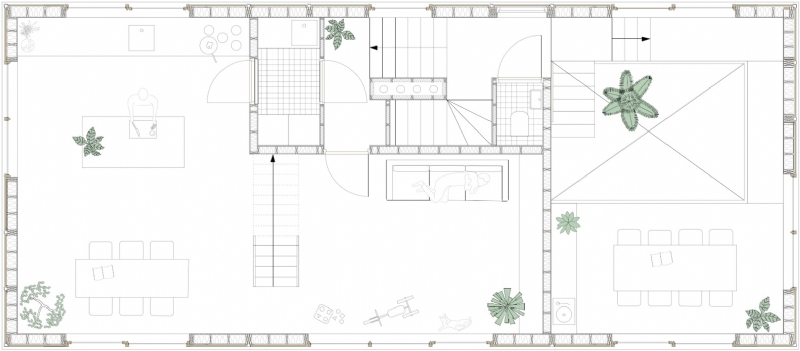 Floorplan-Julius-Taminiau-Floating-Home-above-water-plan.jpg 参考素材,平面布局,别墅,
