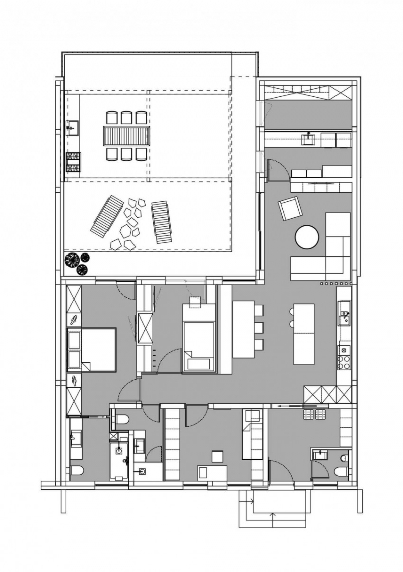 Galjevica-Residence-13-850x1206.jpg 参考素材,平面布局,别墅,