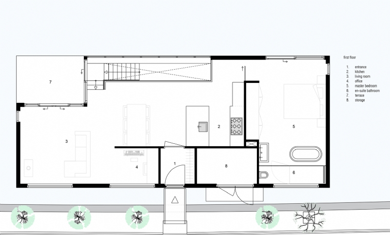 HAARLEM_SHUFFLE_ground_floor.jpg 参考素材,平面布局,别墅,