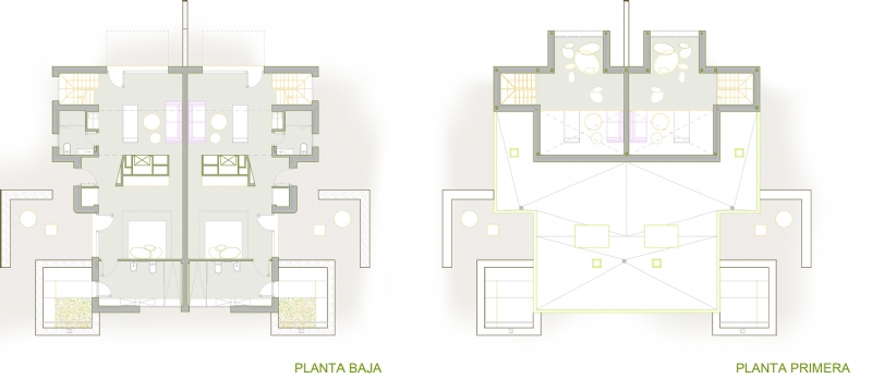 Ideoarquitectura-complejo-rural-plantas2.jpg 参考素材,平面布局,别墅,