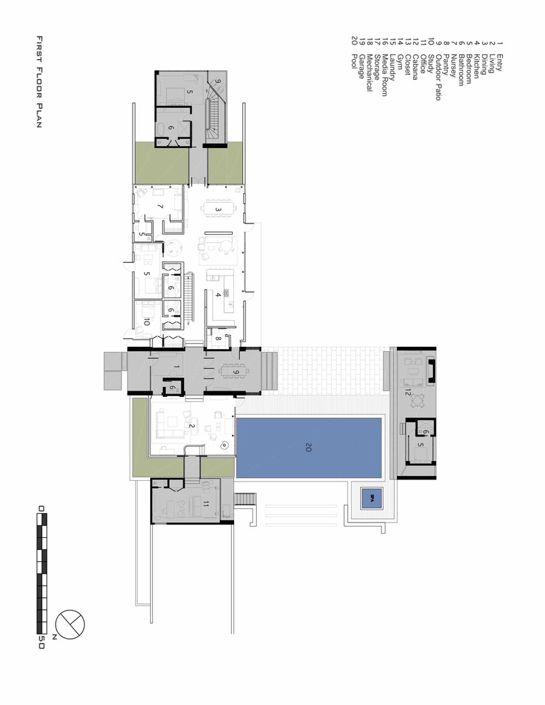 Kline-_02_First_Floor_Plan-2016.11.02.jpg 参考素材,平面布局,别墅,