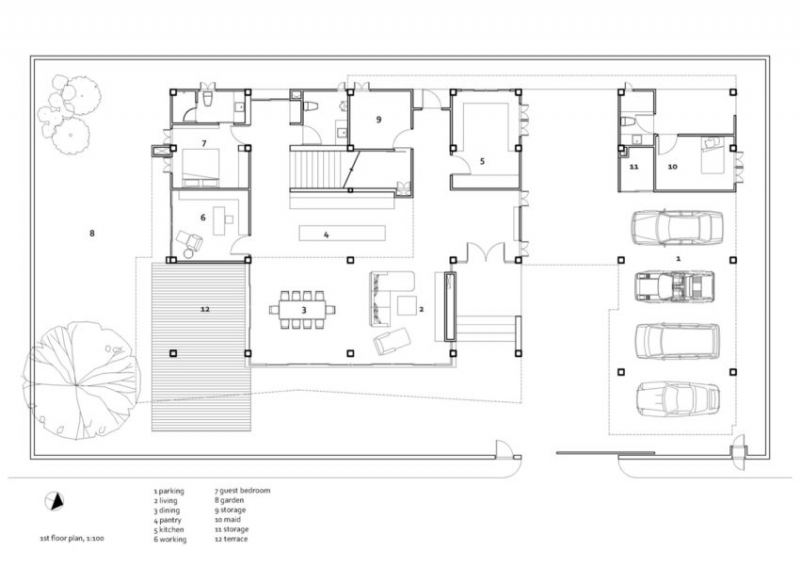 KPWT-Residence-23-850x601.jpg 参考素材,平面布局,别墅,