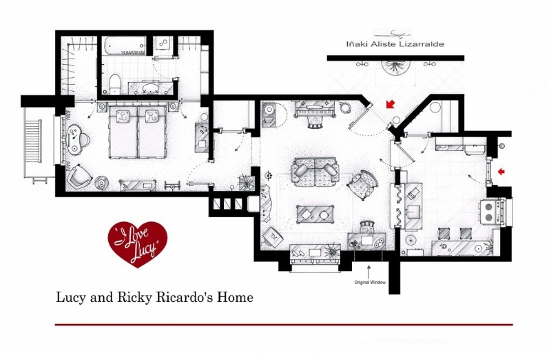 lucy_and_ricky_ricardo_home_from___i_love_lucy___by_nikneuk-d5ejqpt.jpg 参考素材,平面布局,别墅,