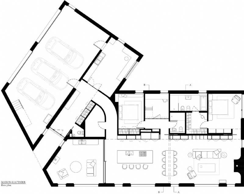 Maison-Gauthier_Floor-Plan.jpg 参考素材,平面布局,别墅,
