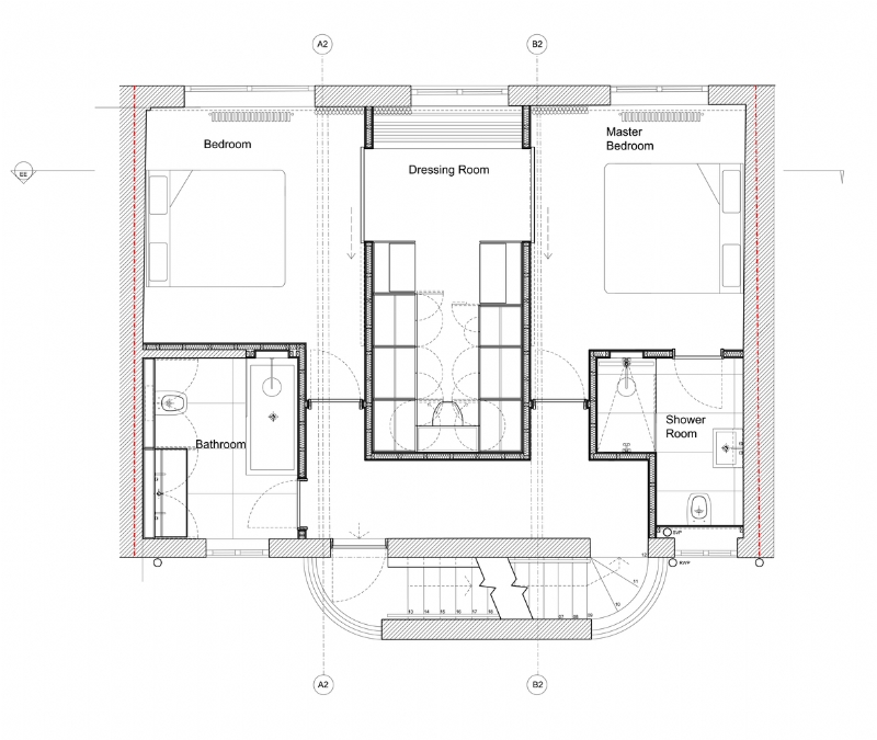 Nicholas-Szczepaniak-Architects-Union-Wharf-Islington-London-House-Extension-FF.jpg 参考素材,平面布局,别墅,