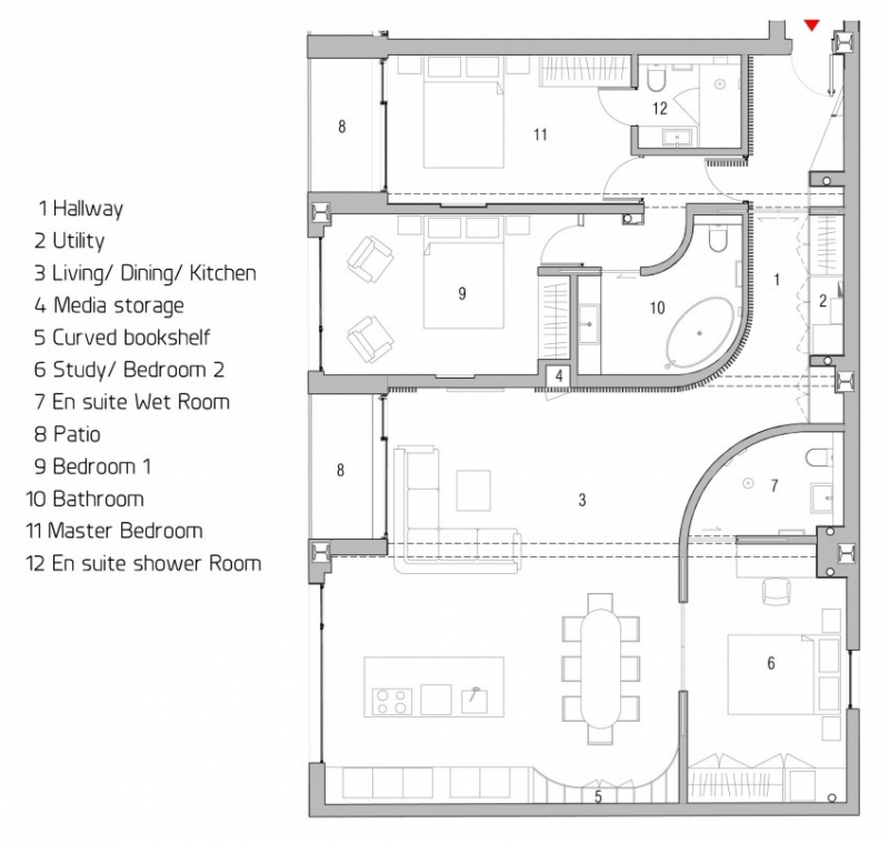 Redchurch-Loft-14-850x807.jpg 参考素材,平面布局,别墅,
