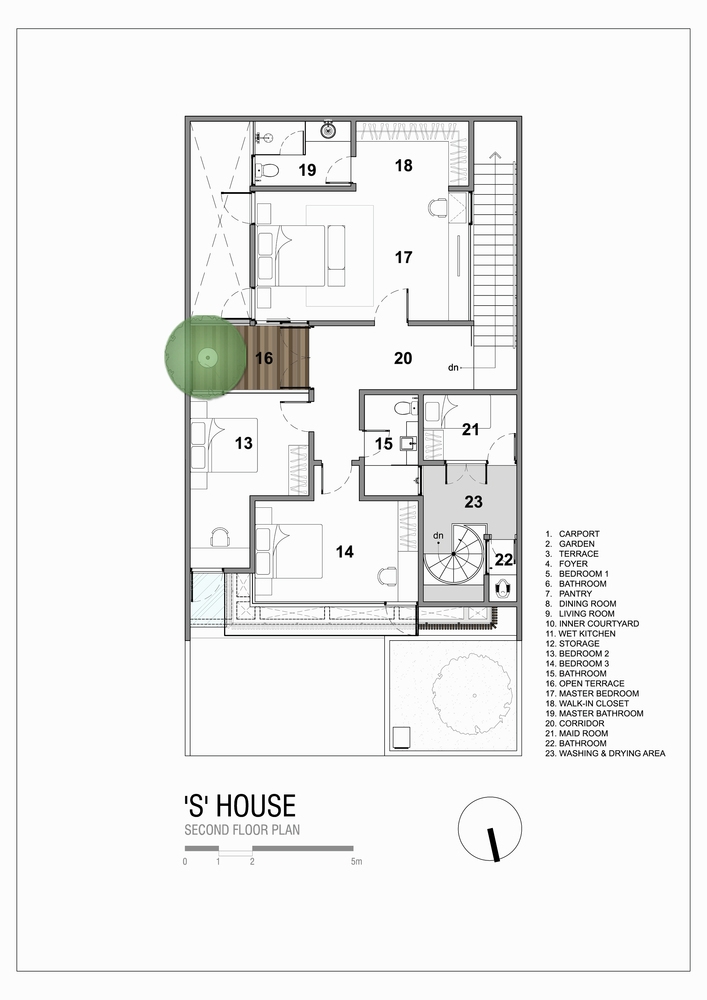 S_HOUSE_SECOND_FLOOR_PLAN.jpg 参考素材,平面布局,别墅,