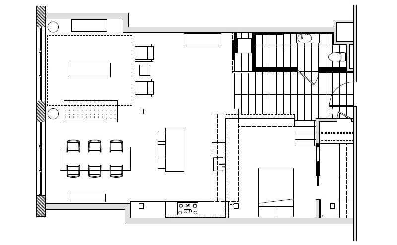 San-Francisco-Loft-14.jpg 参考素材,平面布局,别墅,