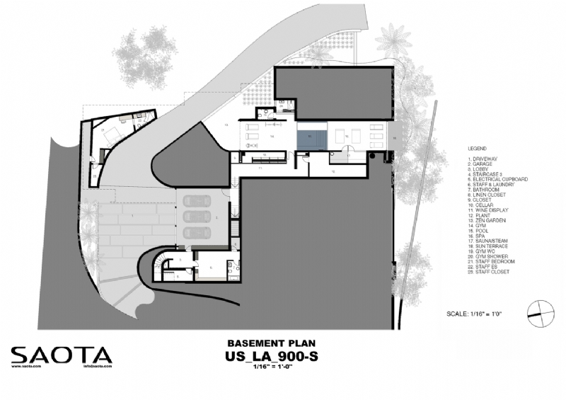 US_900S_Sheet_-_A_1003_-_L1_Basement.jpg 参考素材,平面布局,别墅,