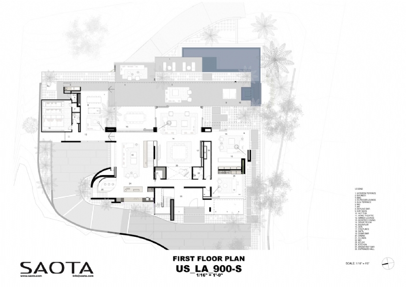 US_900S_Sheet_-_A_1003_-_L1_First_Floor.jpg 参考素材,平面布局,别墅,