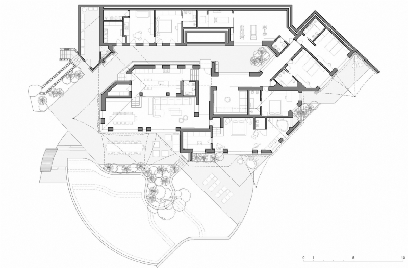 villa_G_pianta.jpg 参考素材,平面布局,别墅,