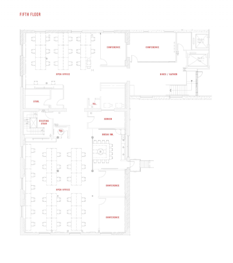 fifth_floor.jpg 参考素材,平面布局,办公空间,