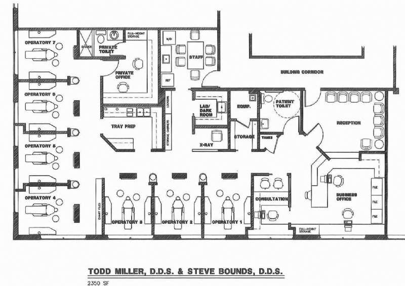 intriguing-dental-office-floor-plans-picture-181-tripwd.jpg 参考素材,平面布局,办公空间,