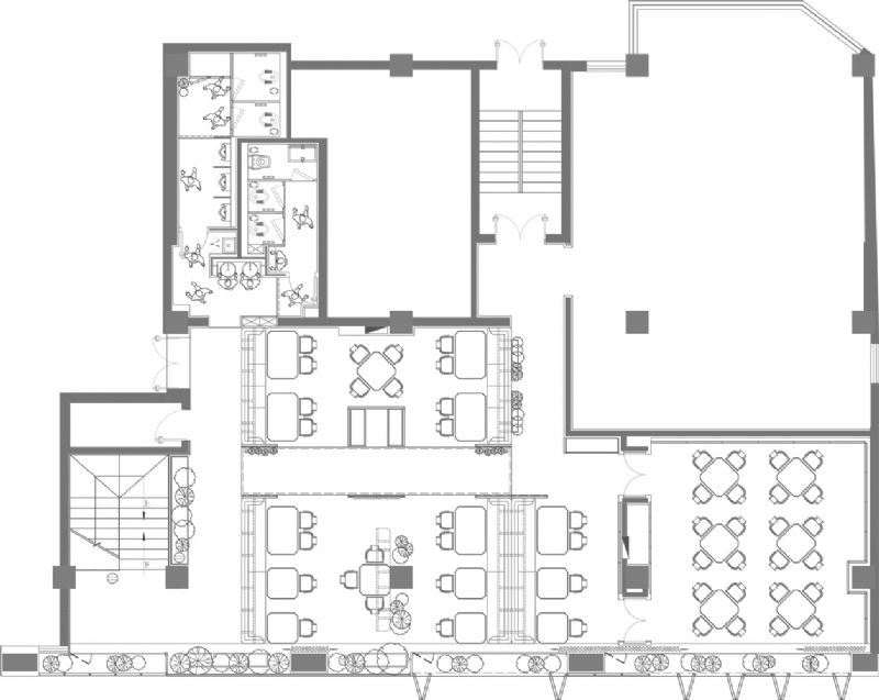 00PLAN-2F.jpg 参考素材,平面布局,餐饮空间,